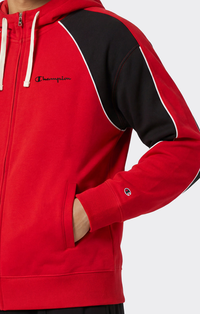 Leichter Herren-Trainingsanzug mit Kapuze und durchgehendem Reißverschluss