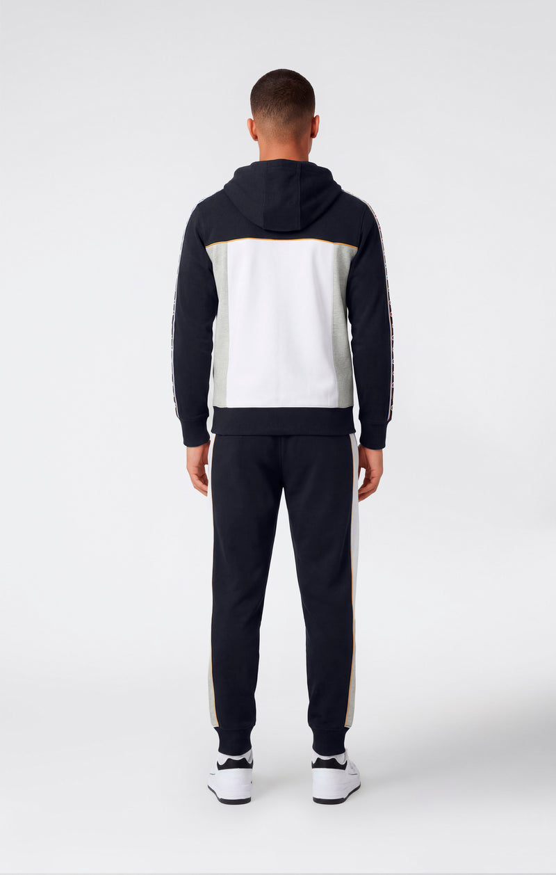 Leichter Herren-Trainingsanzug mit Kapuze und durchgehendem Reißverschluss