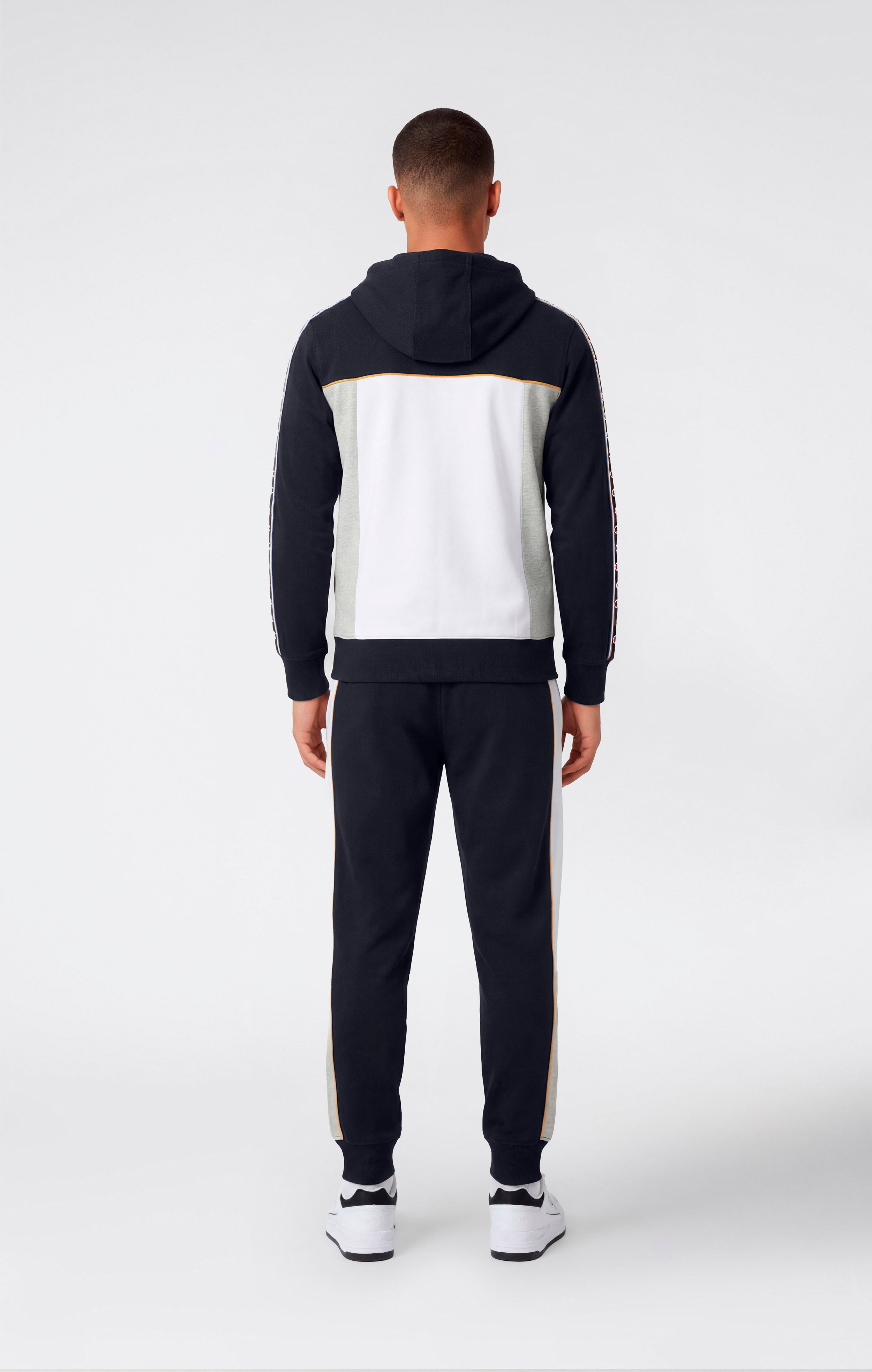 Leichter Herren-Trainingsanzug mit Kapuze und durchgehendem Reißverschluss