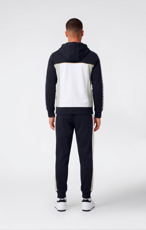 Leichter Herren-Trainingsanzug mit Kapuze und durchgehendem Reißverschluss