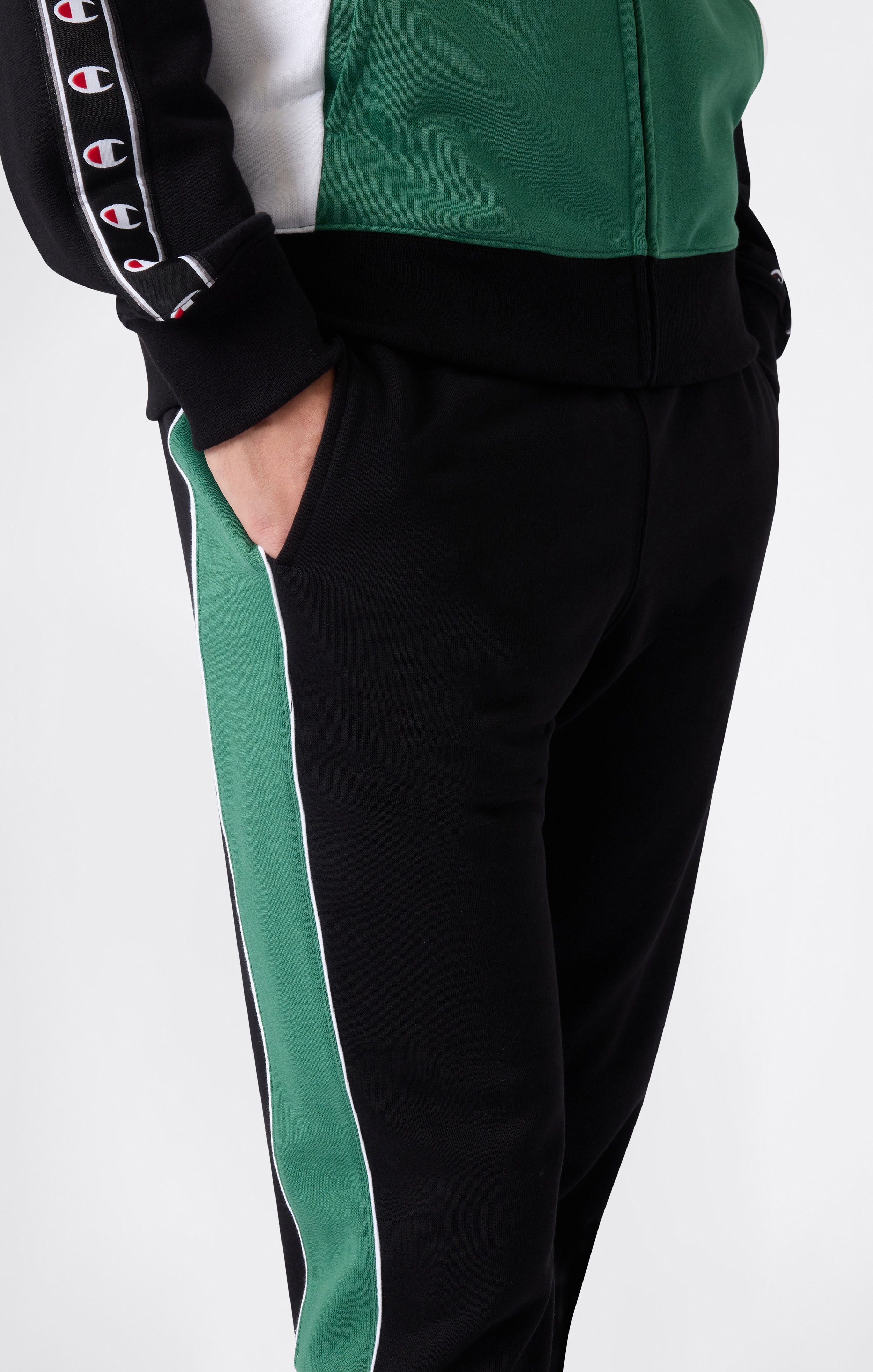 Leichter Herren-Trainingsanzug mit Kapuze und durchgehendem Reißverschluss