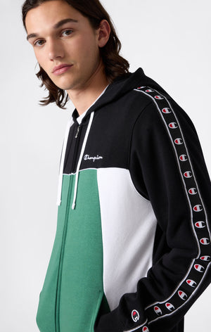 Leichter Herren-Trainingsanzug mit Kapuze und durchgehendem Reißverschluss