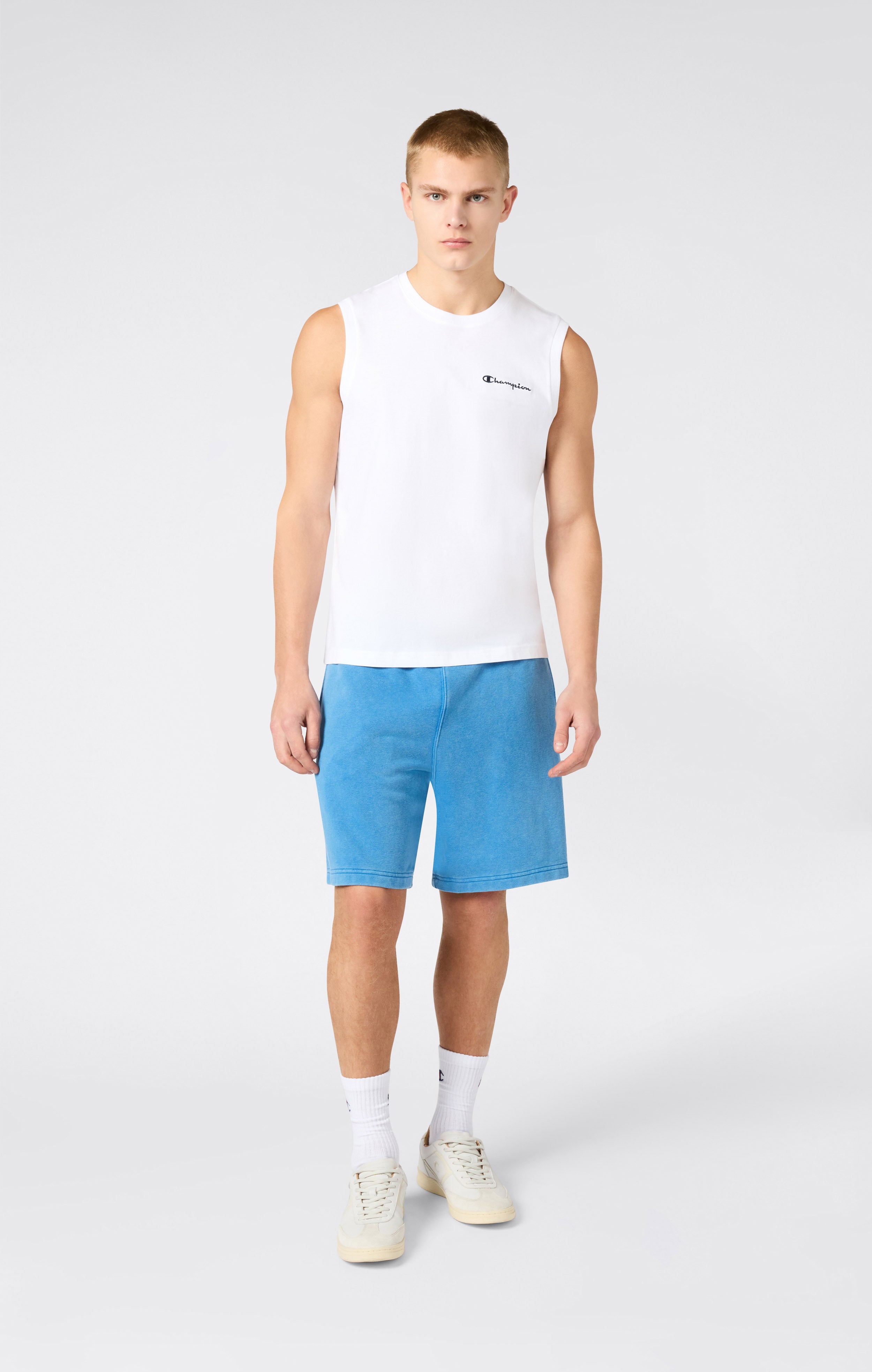 Men’s 9" Washed Effect Bermuda Shorts Icons