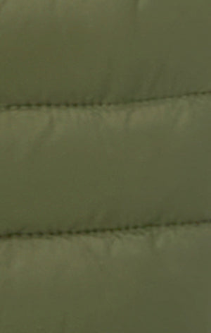 Leichte Gepolsterte Herrenjacke mit Kapuze und Durchgehendem Reißverschluss