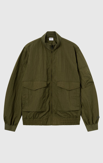 Veste zippée en nylon pour homme