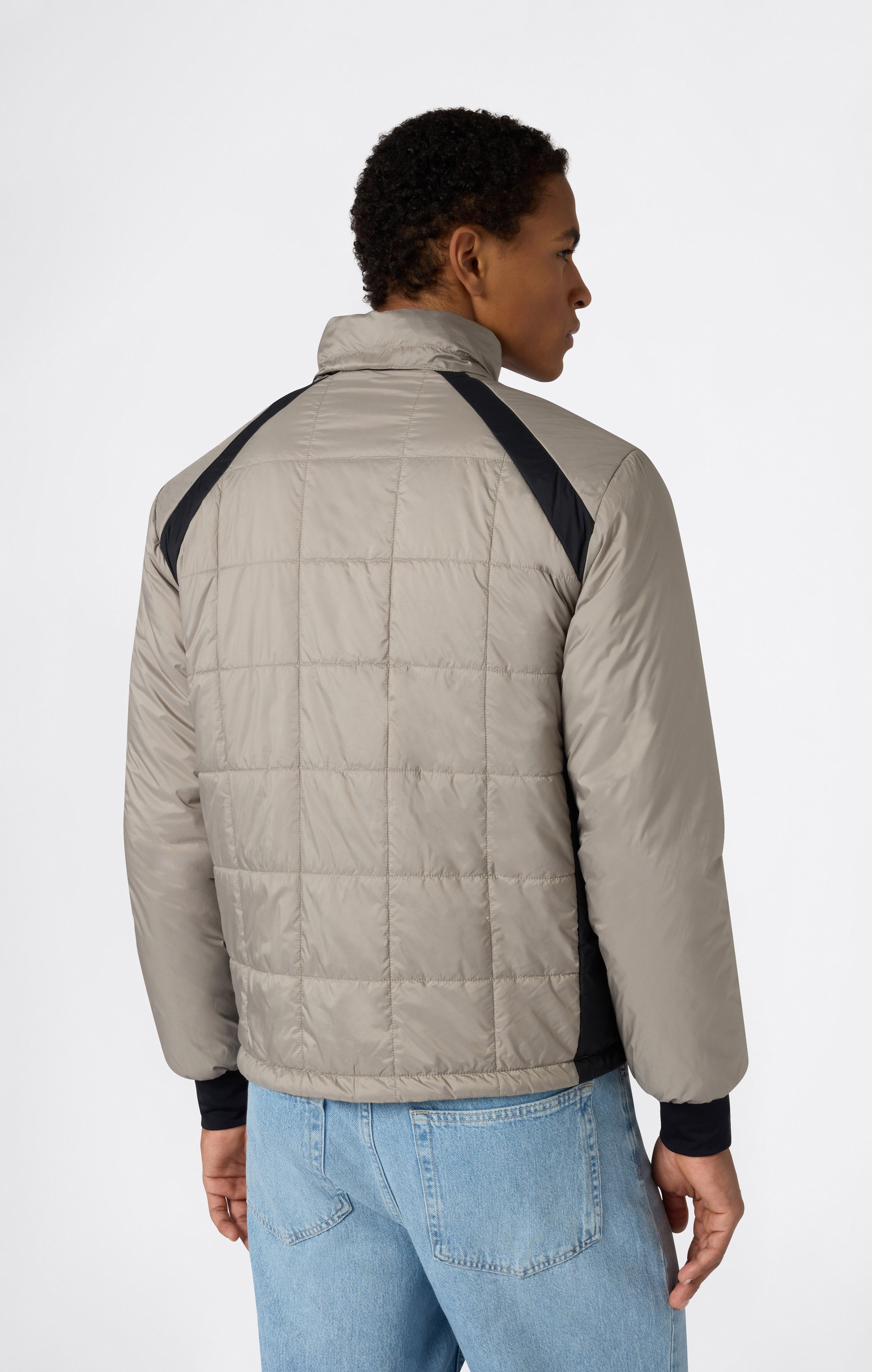 Veste Matelassée à Capuche et Zip Intégral pour Homme