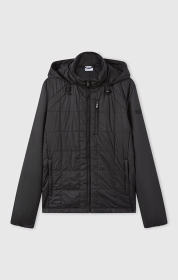 Veste Matelassée à Capuche et Zip Intégral pour Homme