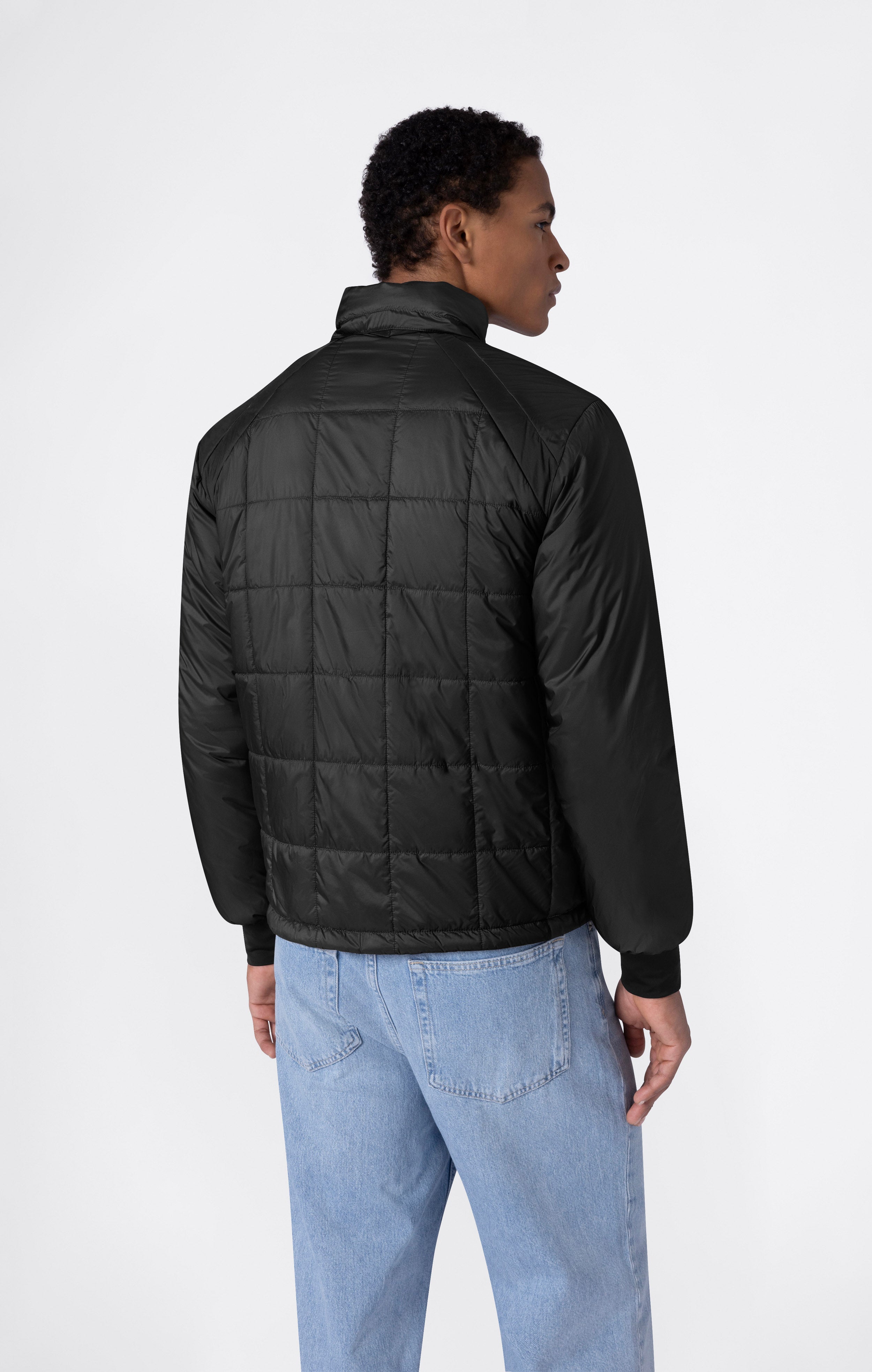 Veste Matelassée à Capuche et Zip Intégral pour Homme