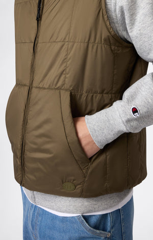 Gilet Matelassé à Zip Intégral pour Homme