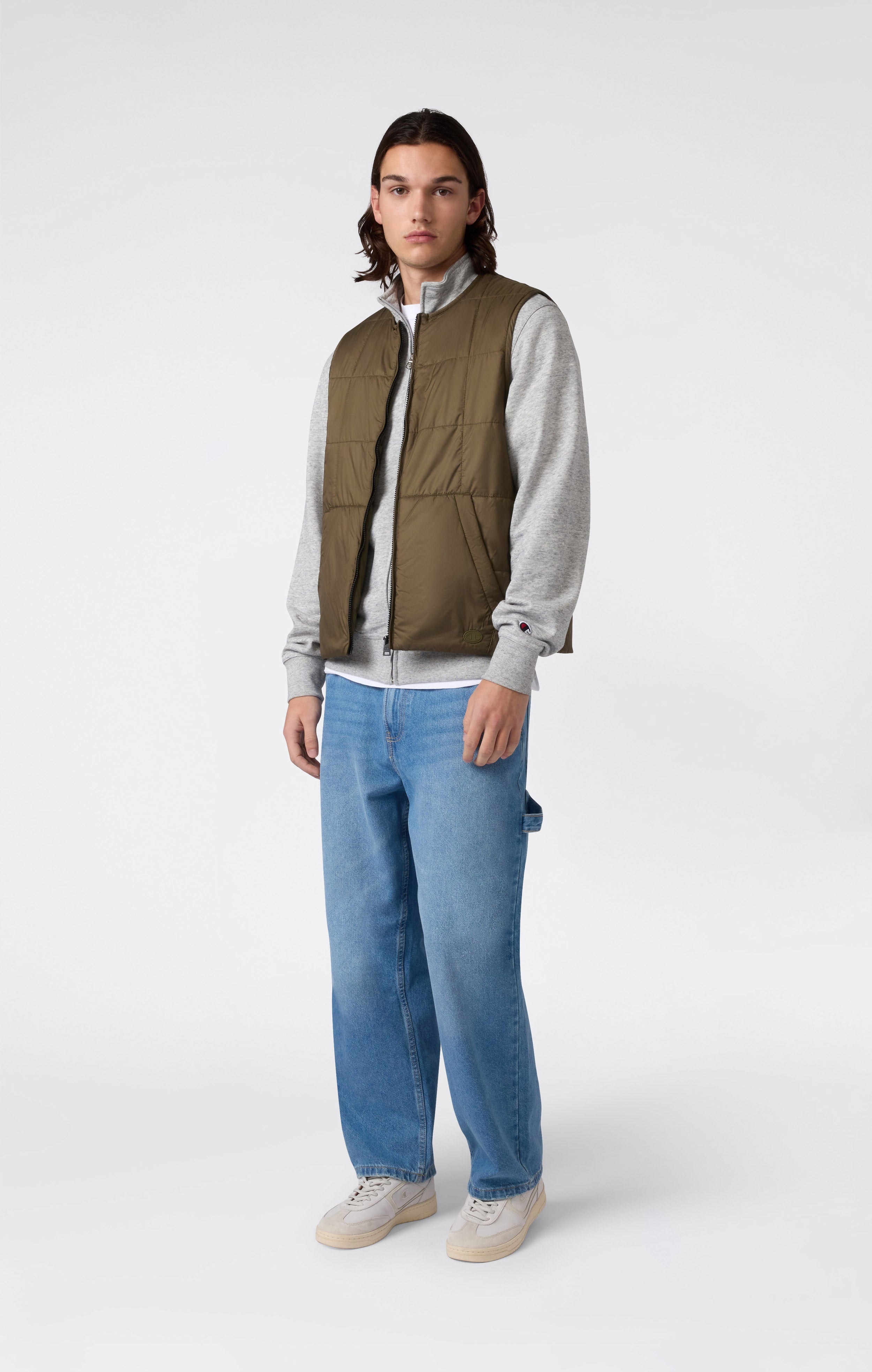 Gilet Matelassé à Zip Intégral pour Homme