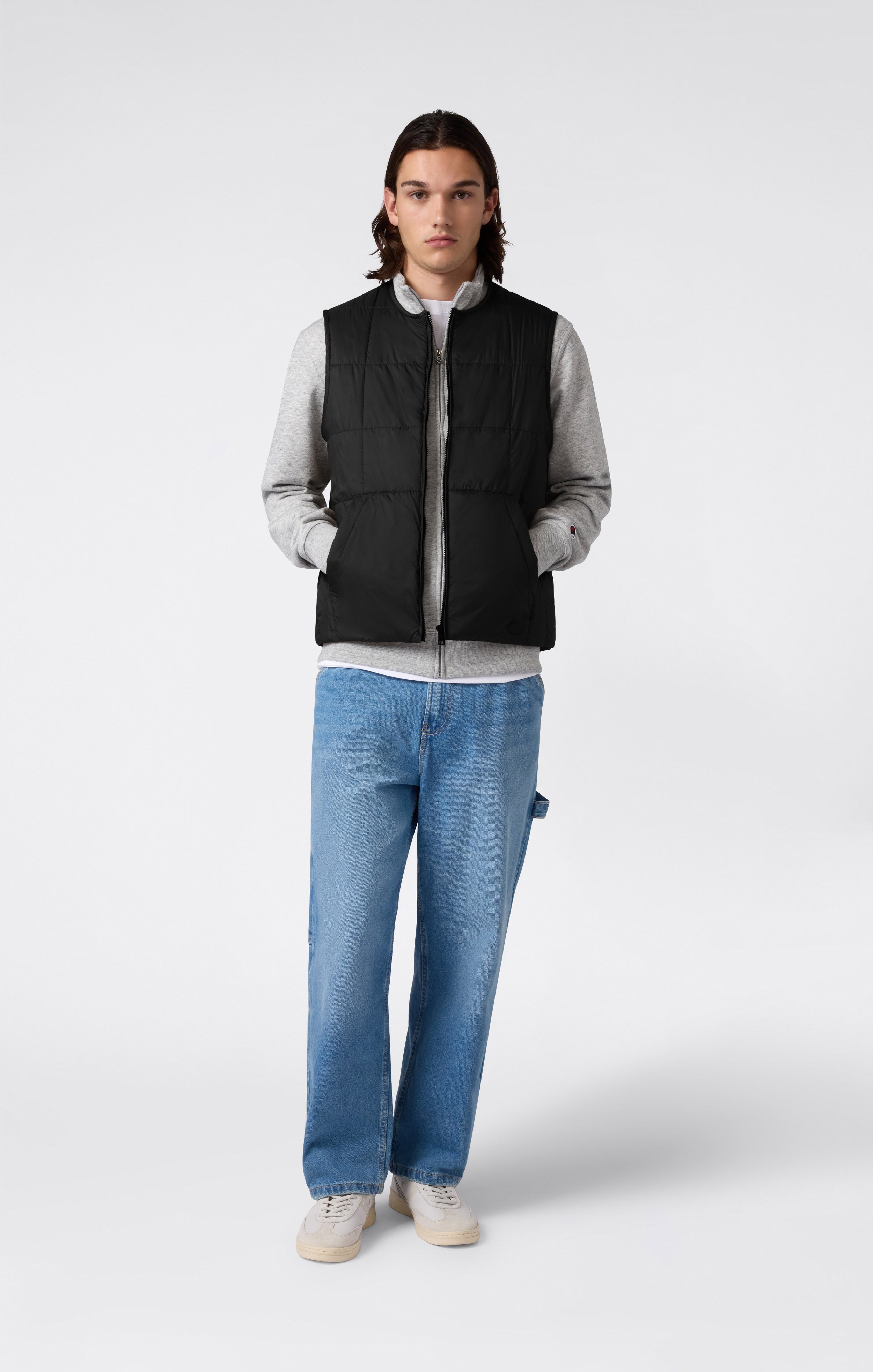 Gilet Matelassé à Zip Intégral pour Homme