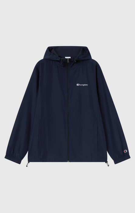 Herren Leichte Windbreaker-Jacke mit Kapuze und durchgehendem Reißverschluss