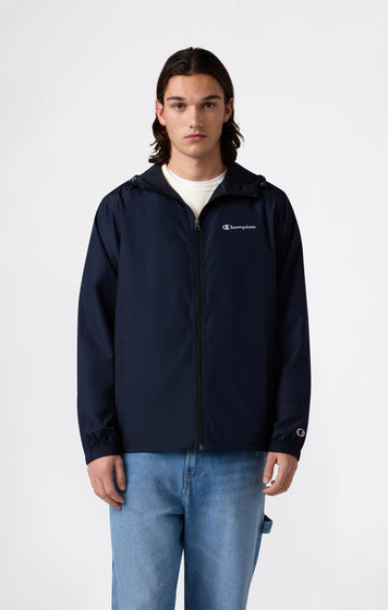 Veste Coupe-Vent Légère à Capuche et Zip Intégral pour Homme