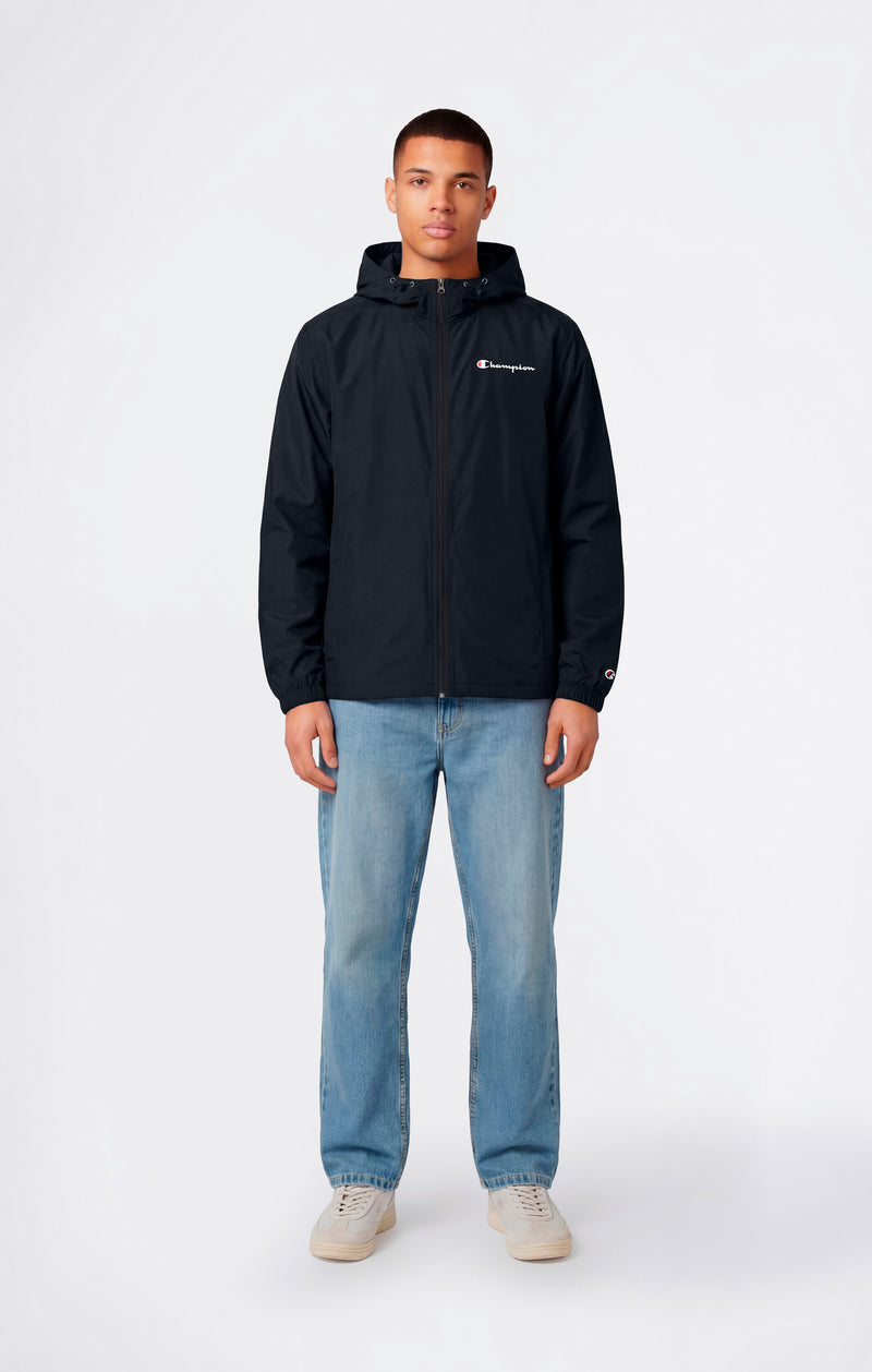 Veste Coupe-Vent Légère à Capuche et Zip Intégral pour Homme