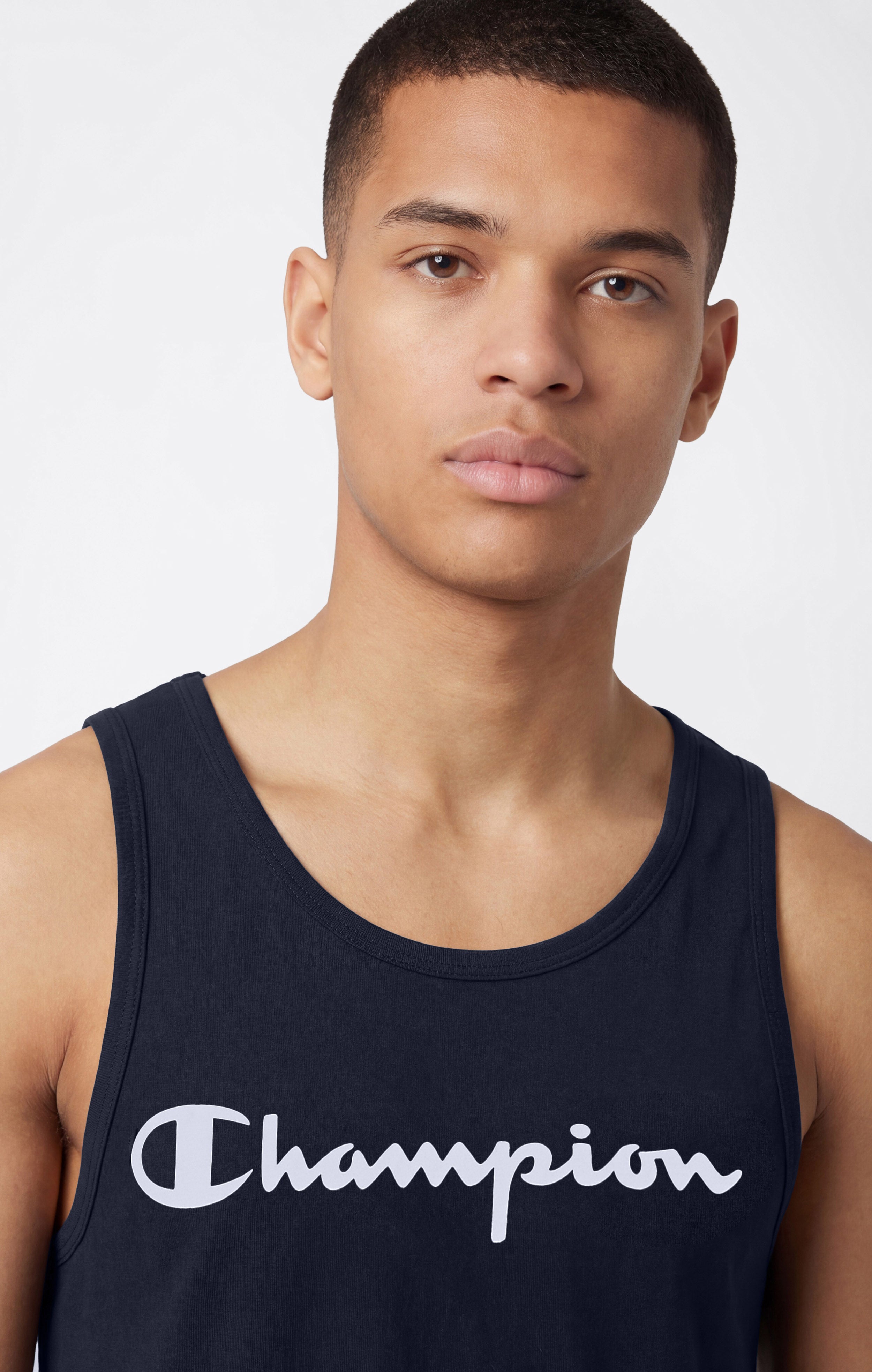 Men’s Tank Top with Maxi Printed Logo