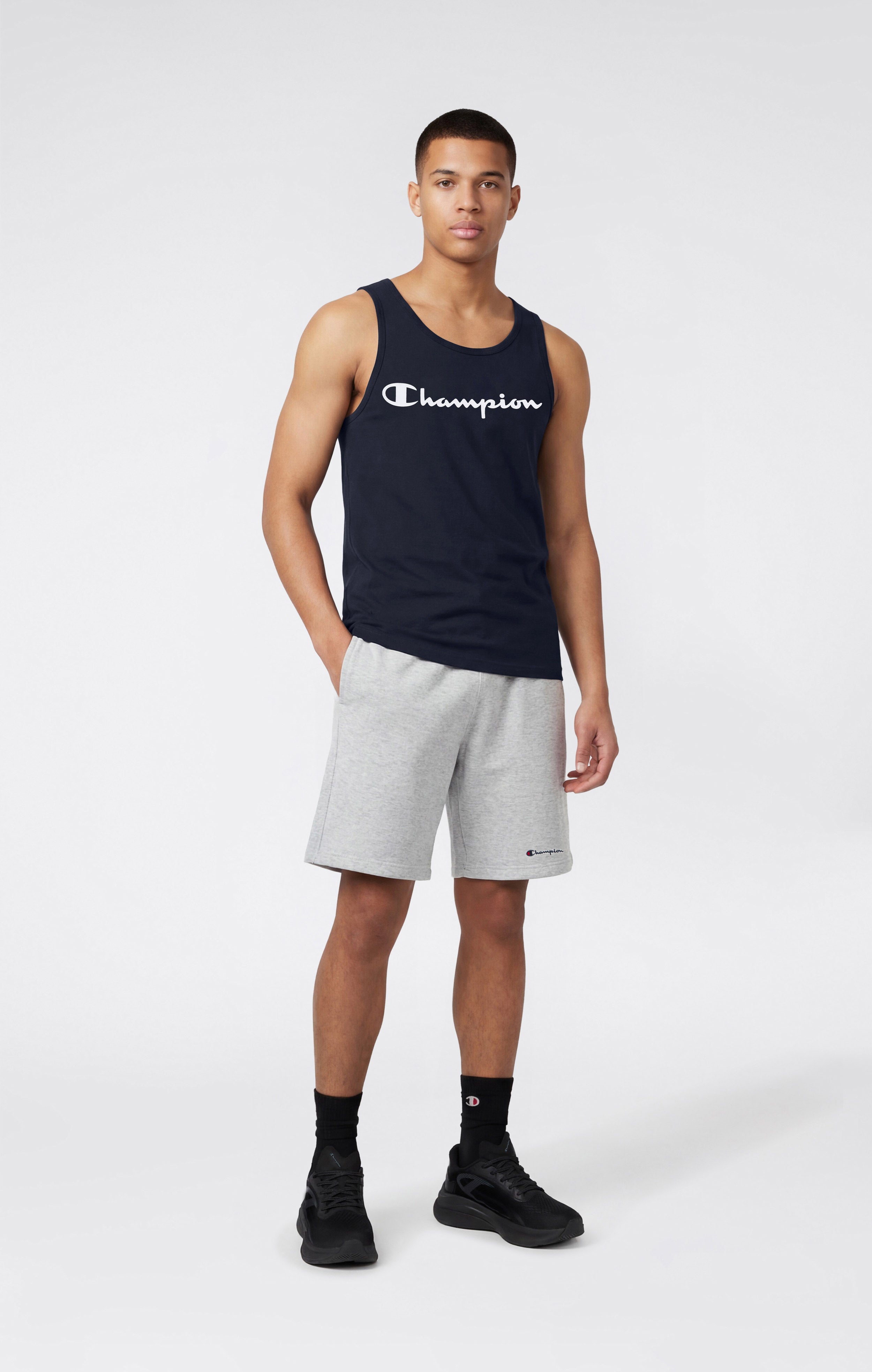 Men’s Tank Top with Maxi Printed Logo