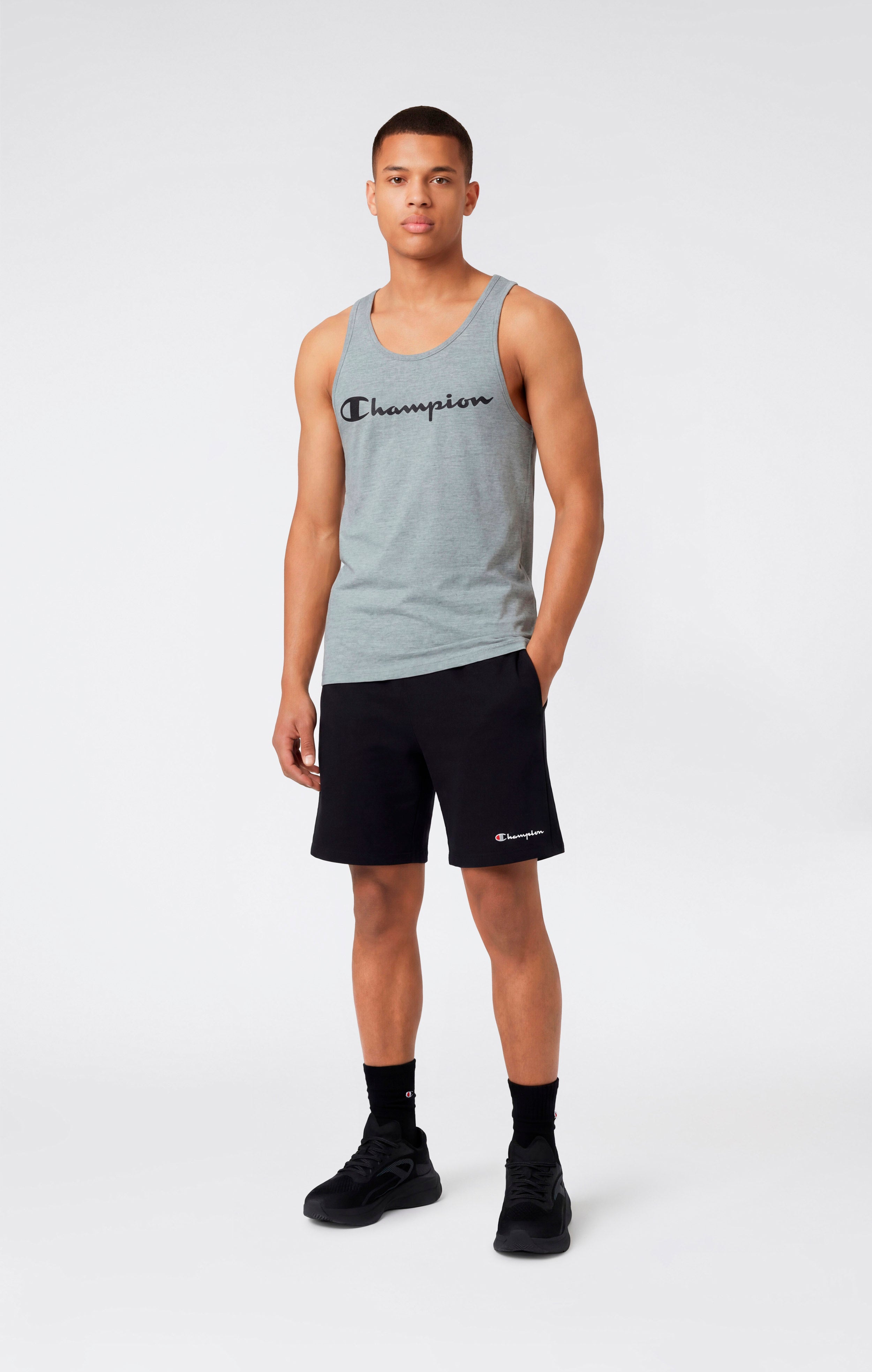 Men’s Tank Top with Maxi Printed Logo