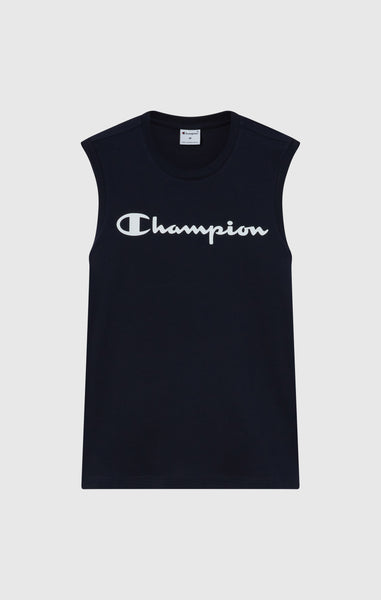 Ärmelloses T-Shirt mit Großem Gedrucktem Logo für Herren