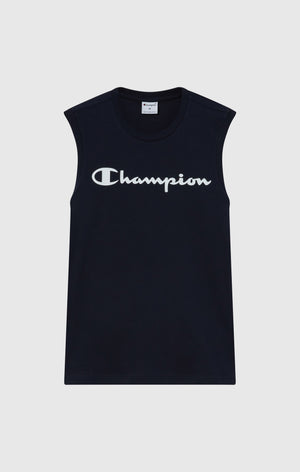 T-shirt Sans Manches avec Maxi Logo Imprimé pour Homme