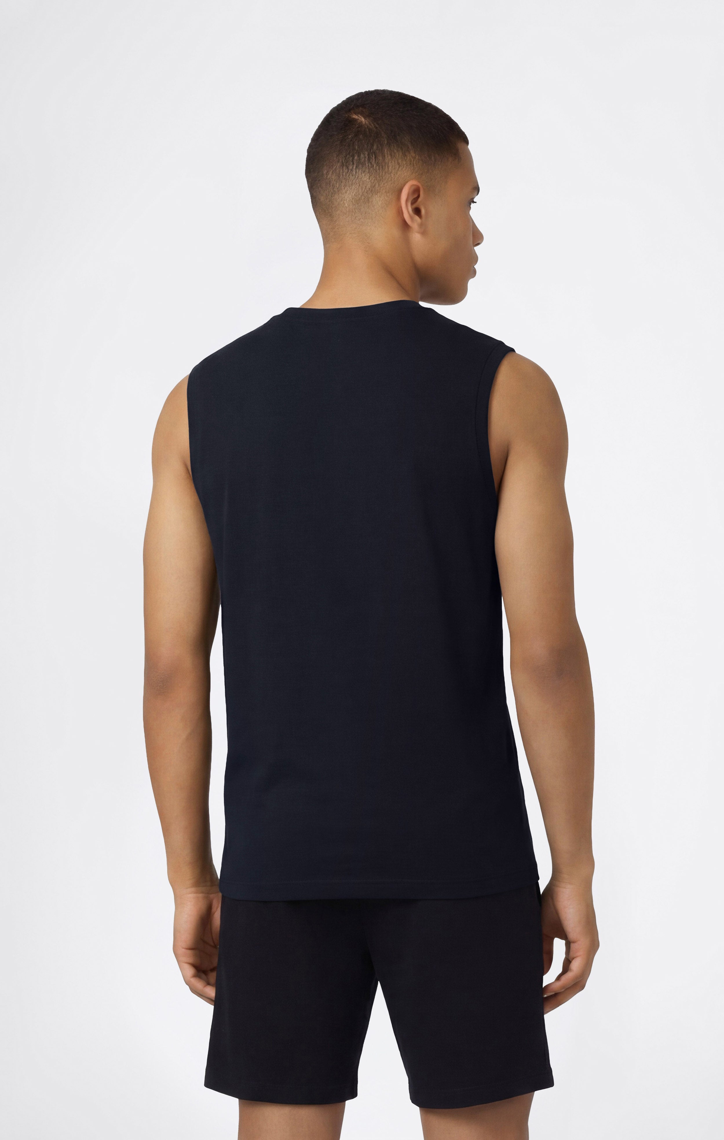 T-shirt Sans Manches avec Maxi Logo Imprimé pour Homme