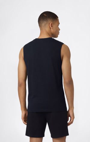 T-shirt Sans Manches avec Maxi Logo Imprimé pour Homme