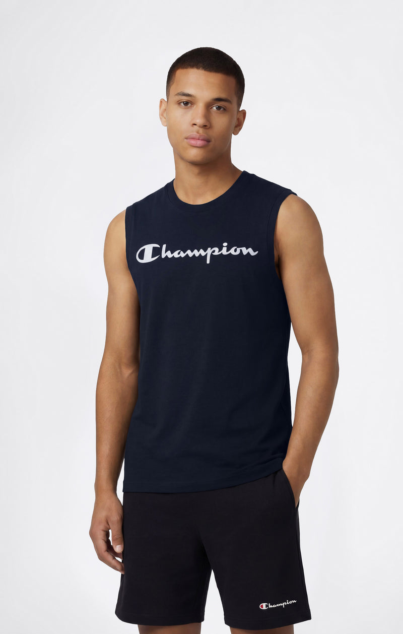 T-shirt Sans Manches avec Maxi Logo Imprimé pour Homme