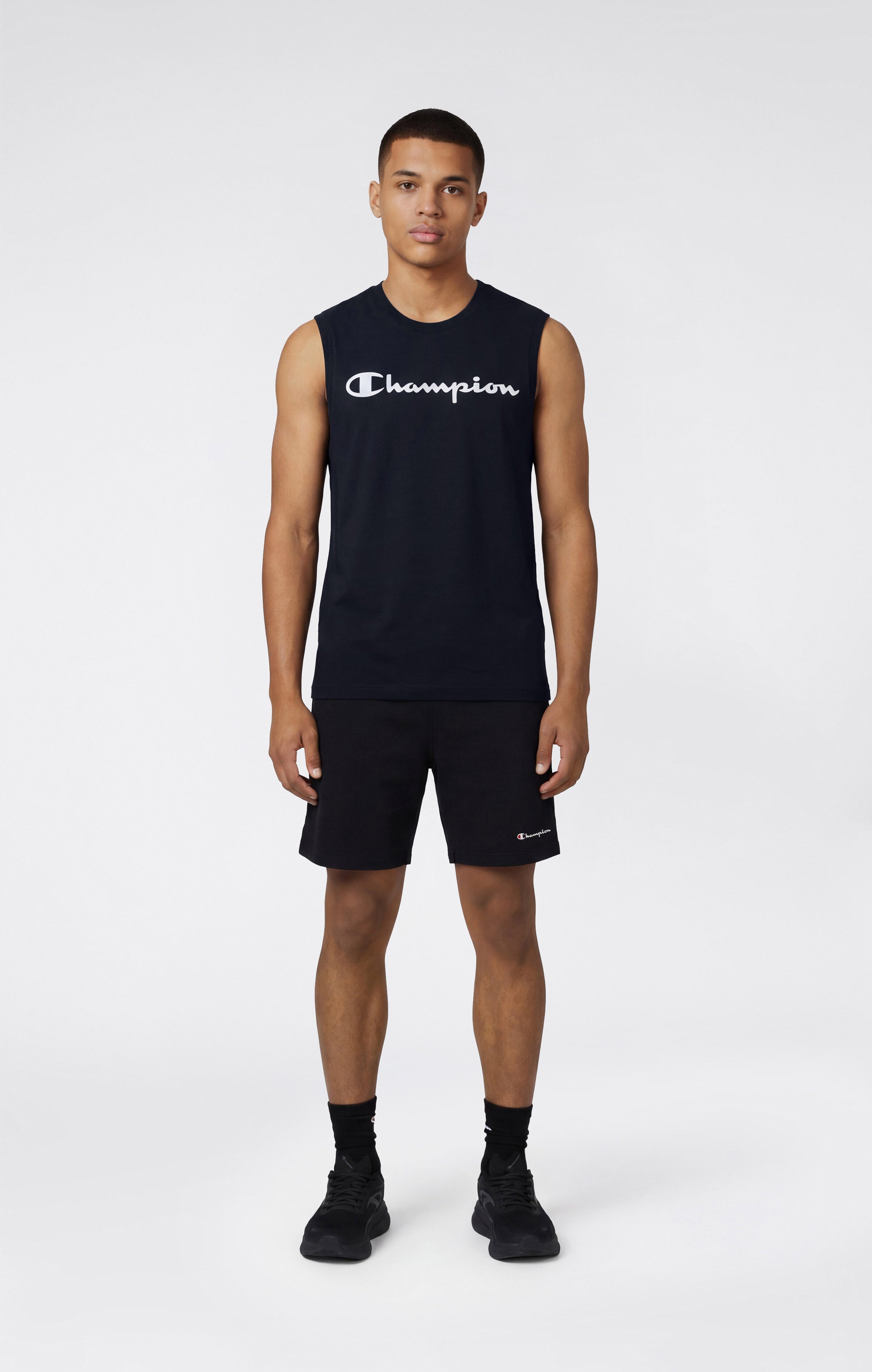 T-shirt Sans Manches avec Maxi Logo Imprimé pour Homme