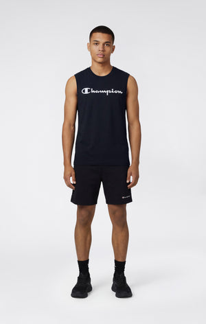 T-shirt Sans Manches avec Maxi Logo Imprimé pour Homme