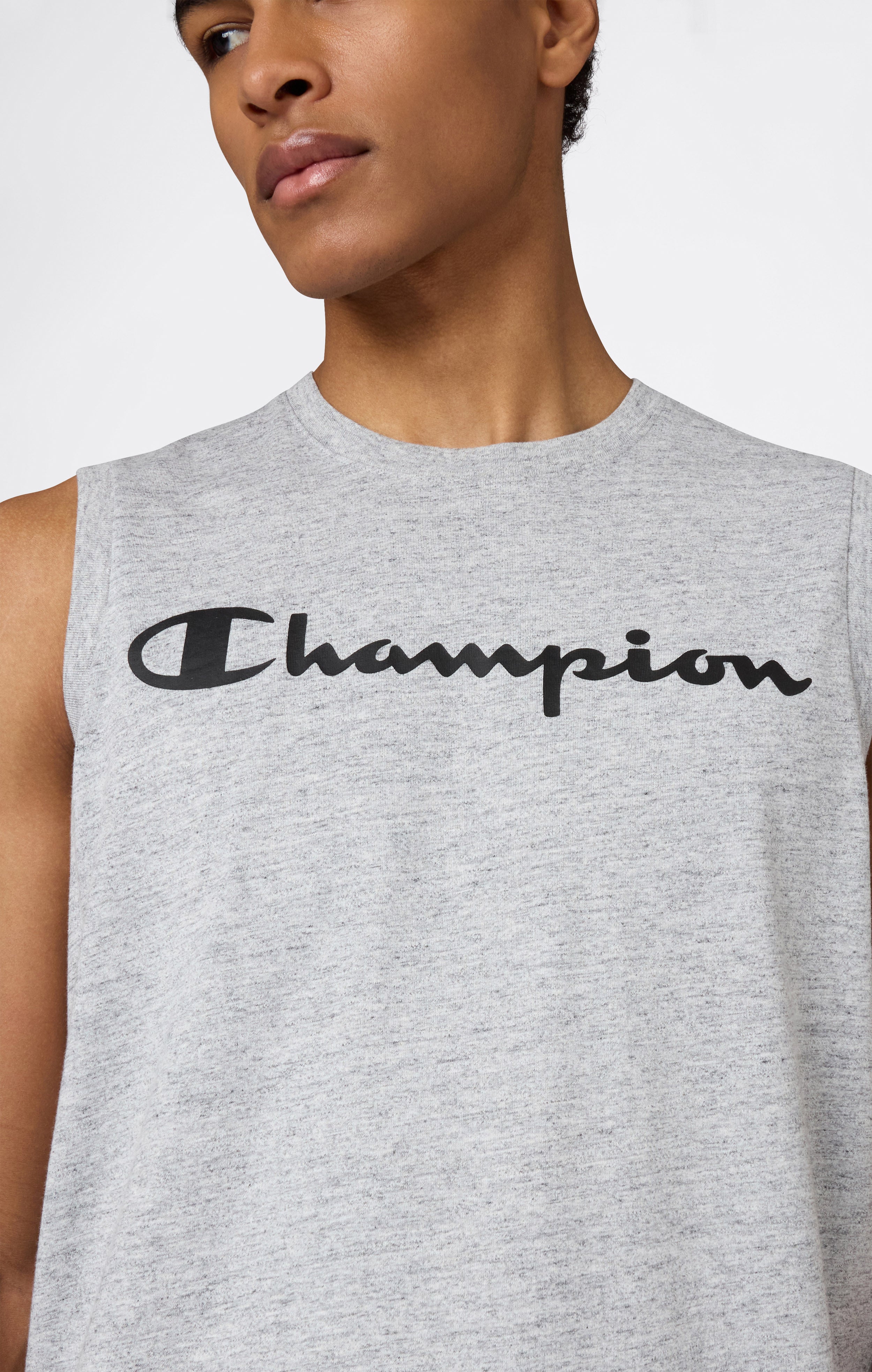 T-shirt Sans Manches avec Maxi Logo Imprimé pour Homme