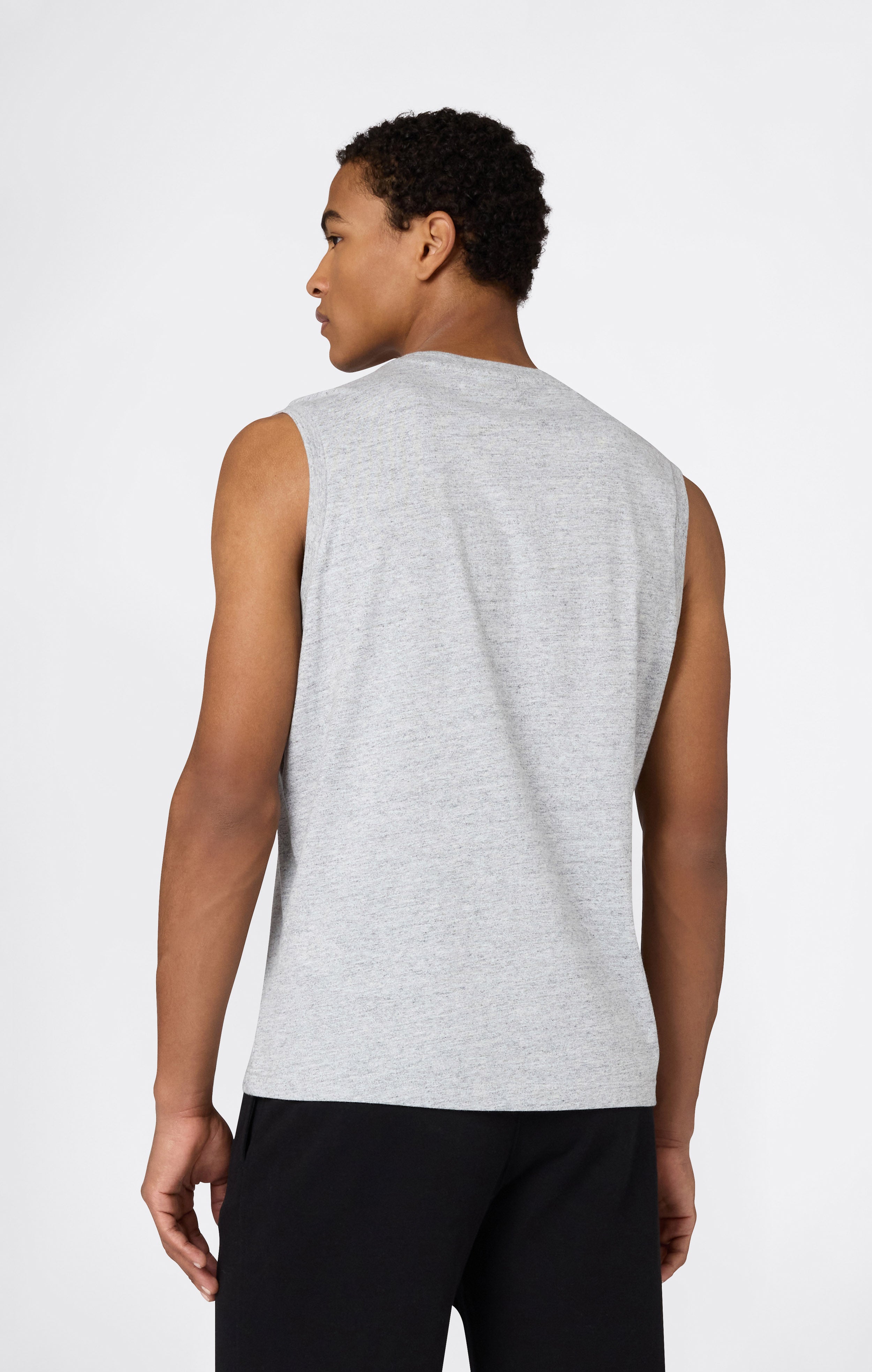 T-shirt Sans Manches avec Maxi Logo Imprimé pour Homme