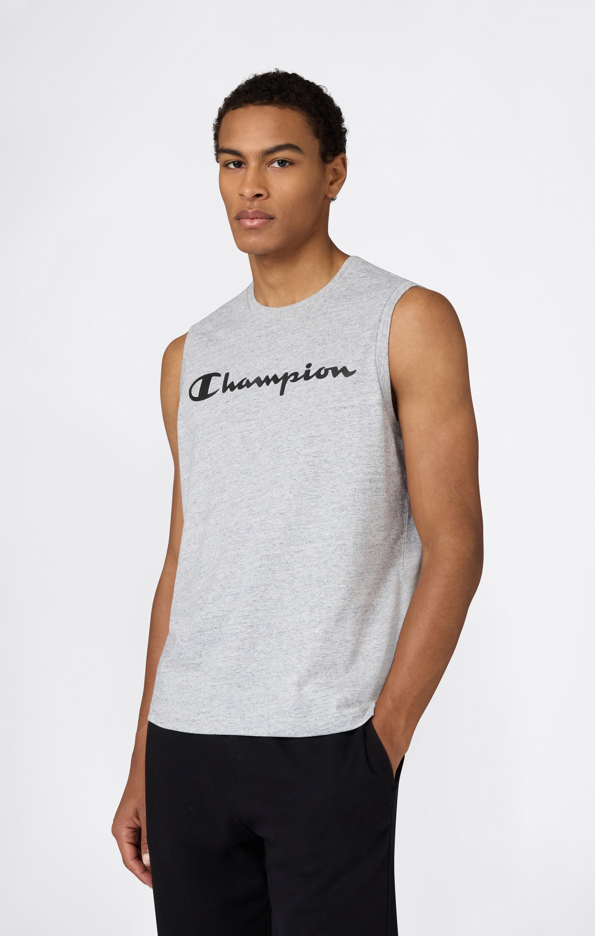 T-shirt Sans Manches avec Maxi Logo Imprimé pour Homme