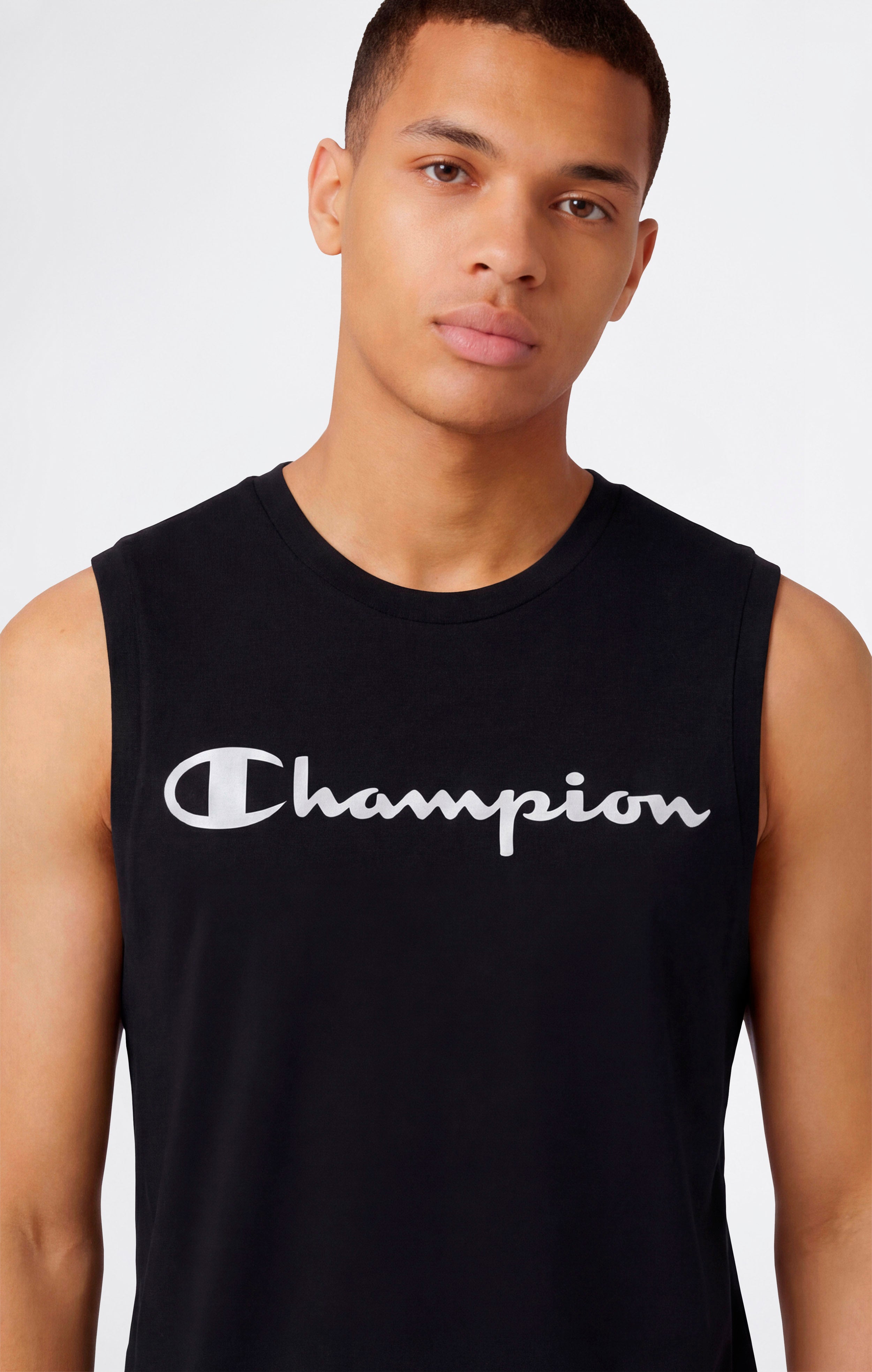 T-shirt Sans Manches avec Maxi Logo Imprimé pour Homme