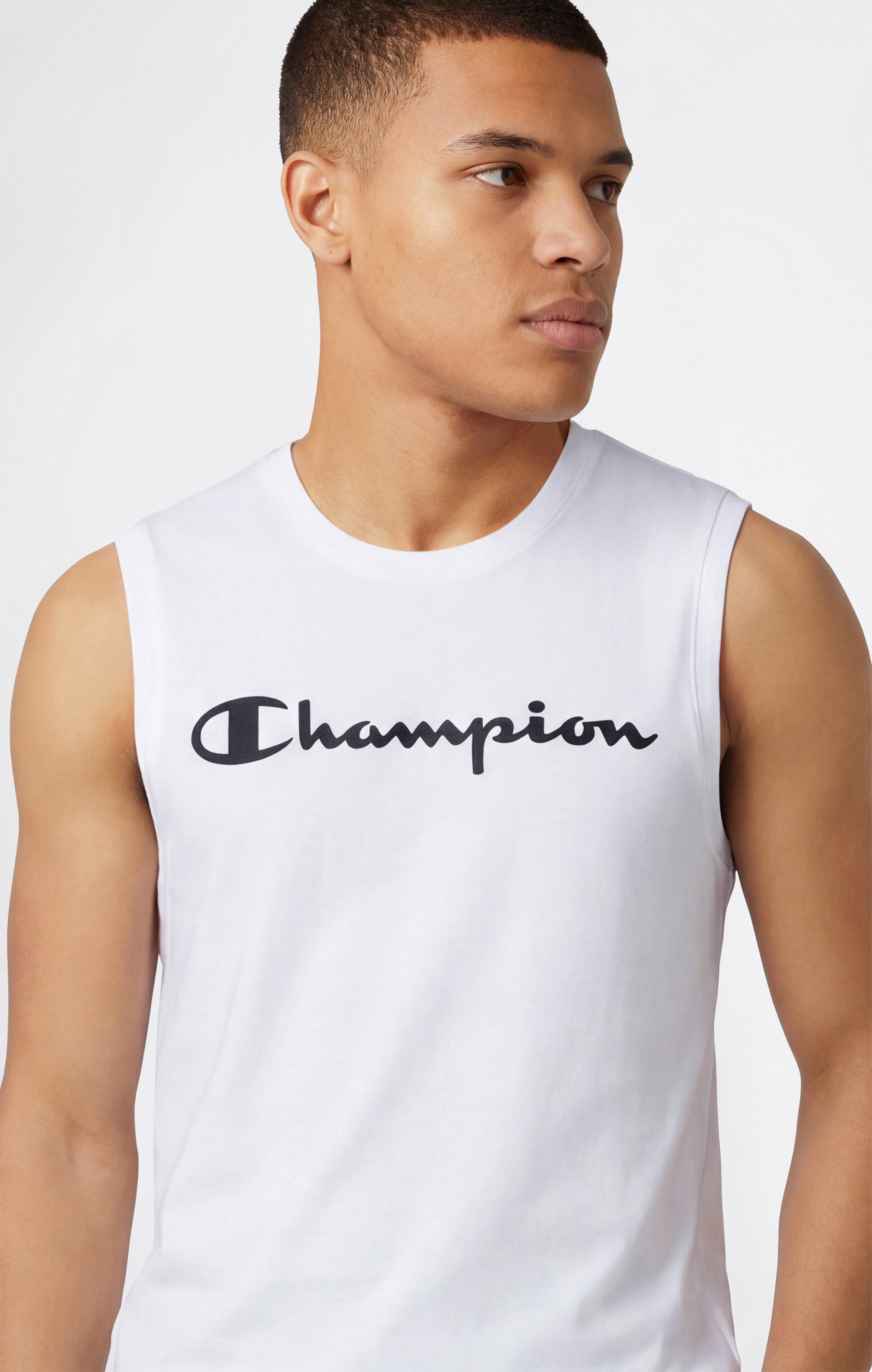 T-shirt Sans Manches avec Maxi Logo Imprimé pour Homme