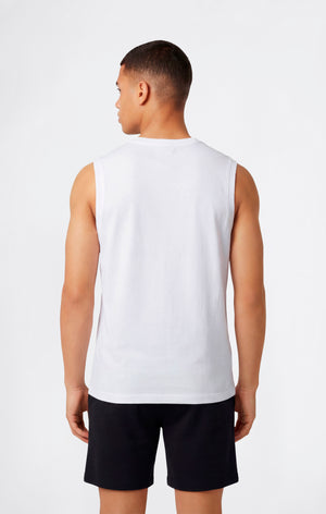 T-shirt Sans Manches avec Maxi Logo Imprimé pour Homme