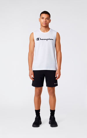 T-shirt Sans Manches avec Maxi Logo Imprimé pour Homme