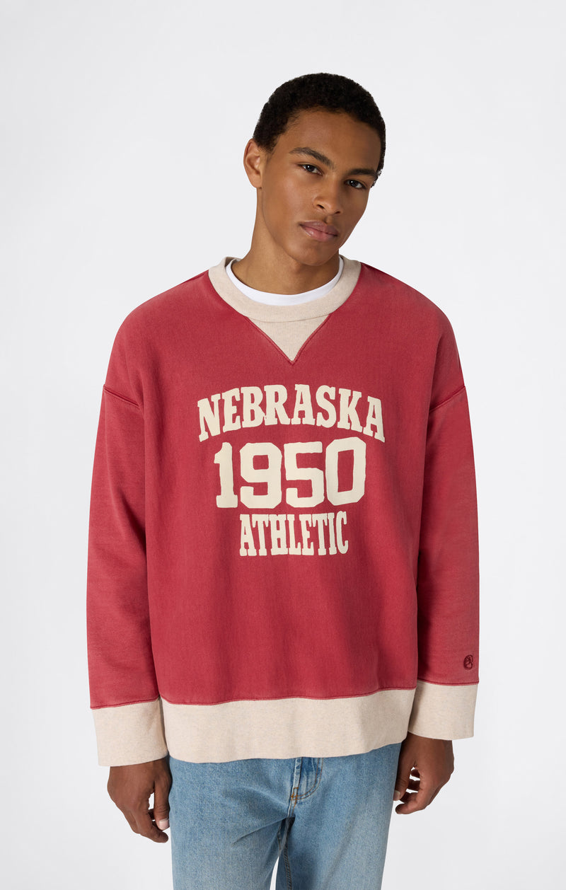 Herren Reverse Weave Rundhals-Sweatshirt Time Capsule