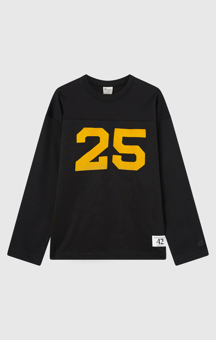 T-Shirt a Manica Lunga Ispirazione Football da Uomo Time Capsule
