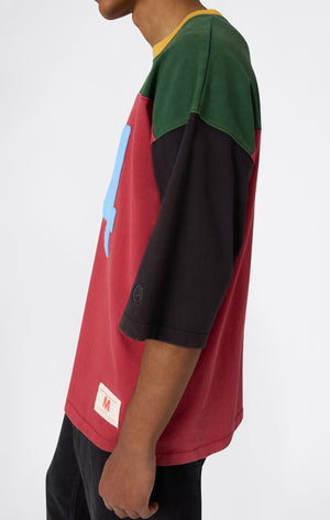 Men’s 3/4 Sleeve Football-Inspired T-Shirt Time Capsule