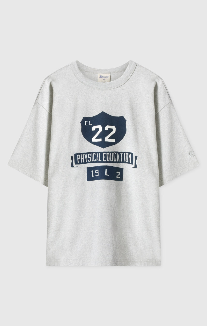 Men’s Collegiate-Inspired Crewneck T-Shirt Time Capsule