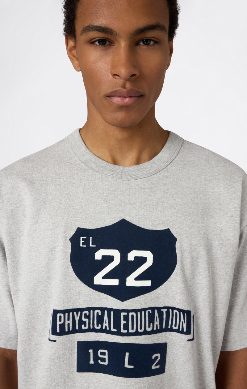 Men’s Collegiate-Inspired Crewneck T-Shirt Time Capsule