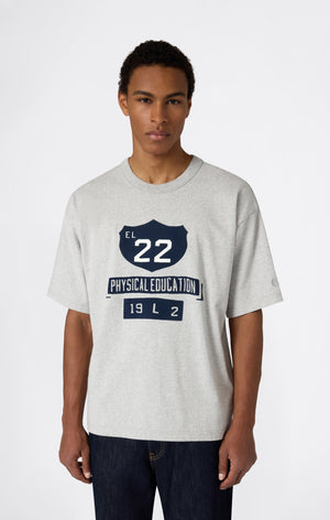 Men’s Collegiate-Inspired Crewneck T-Shirt Time Capsule