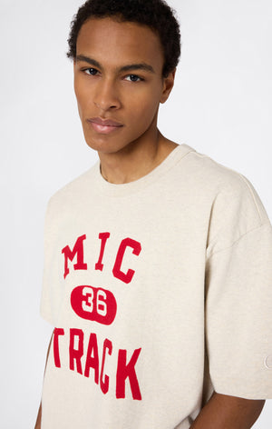 Men’s Collegiate-Inspired Crewneck T-Shirt Time Capsule