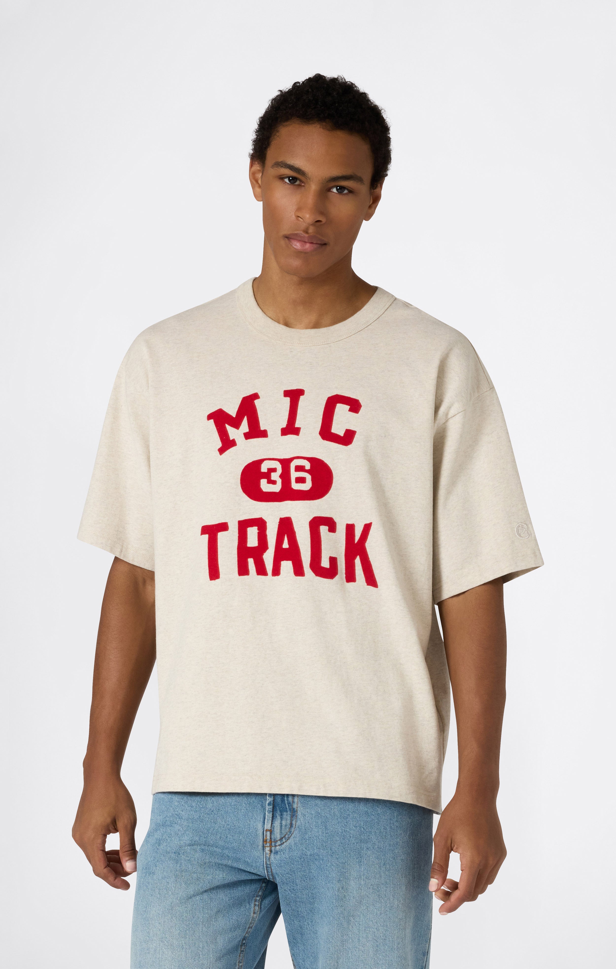 Men’s Collegiate-Inspired Crewneck T-Shirt Time Capsule