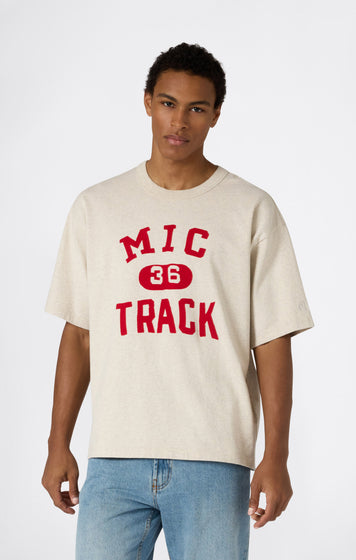 T-Shirt Girocollo Ispirazione Collegiate da Uomo Time Capsule