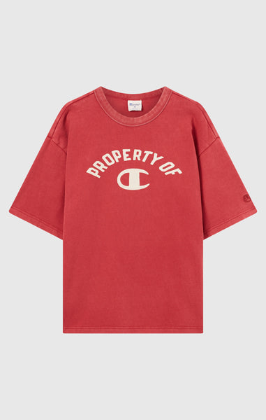 Men’s Collegiate-Inspired Crewneck T-Shirt Time Capsule