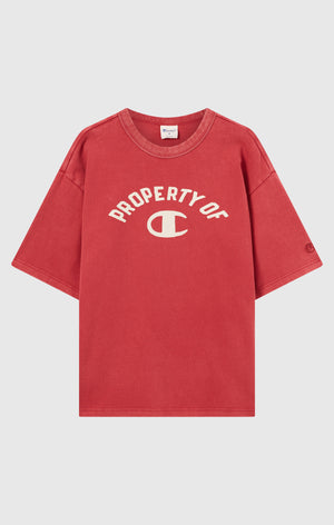 Men’s Collegiate-Inspired Crewneck T-Shirt Time Capsule