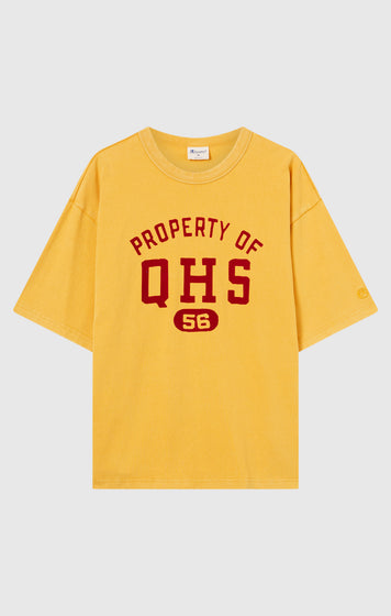 Men’s Collegiate-Inspired Crewneck T-Shirt Time Capsule