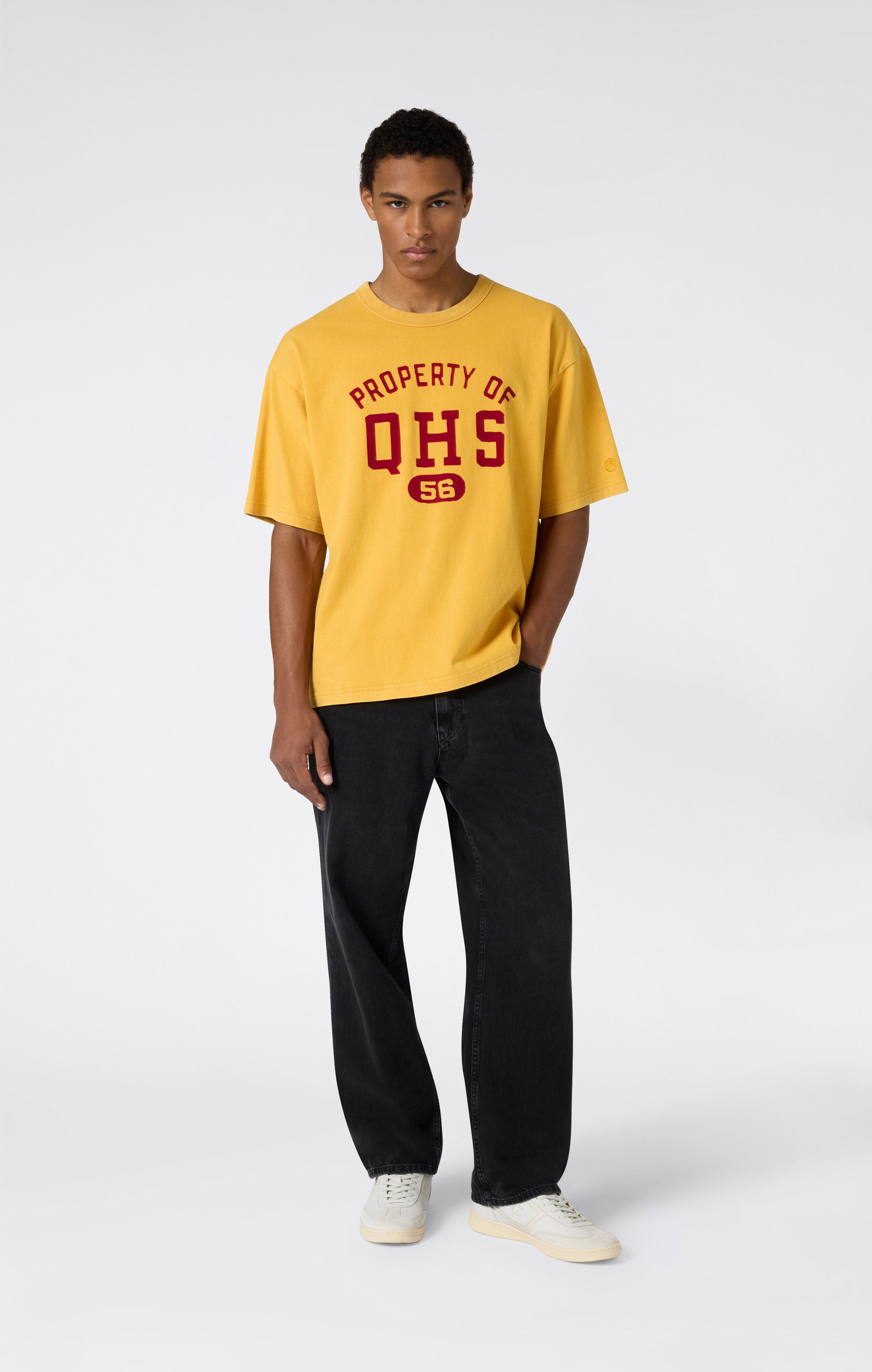 Men’s Collegiate-Inspired Crewneck T-Shirt Time Capsule