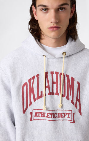 Sudadera con Capucha Pesada con Interior Afelpado y Estampado Reverse Weave para Hombre