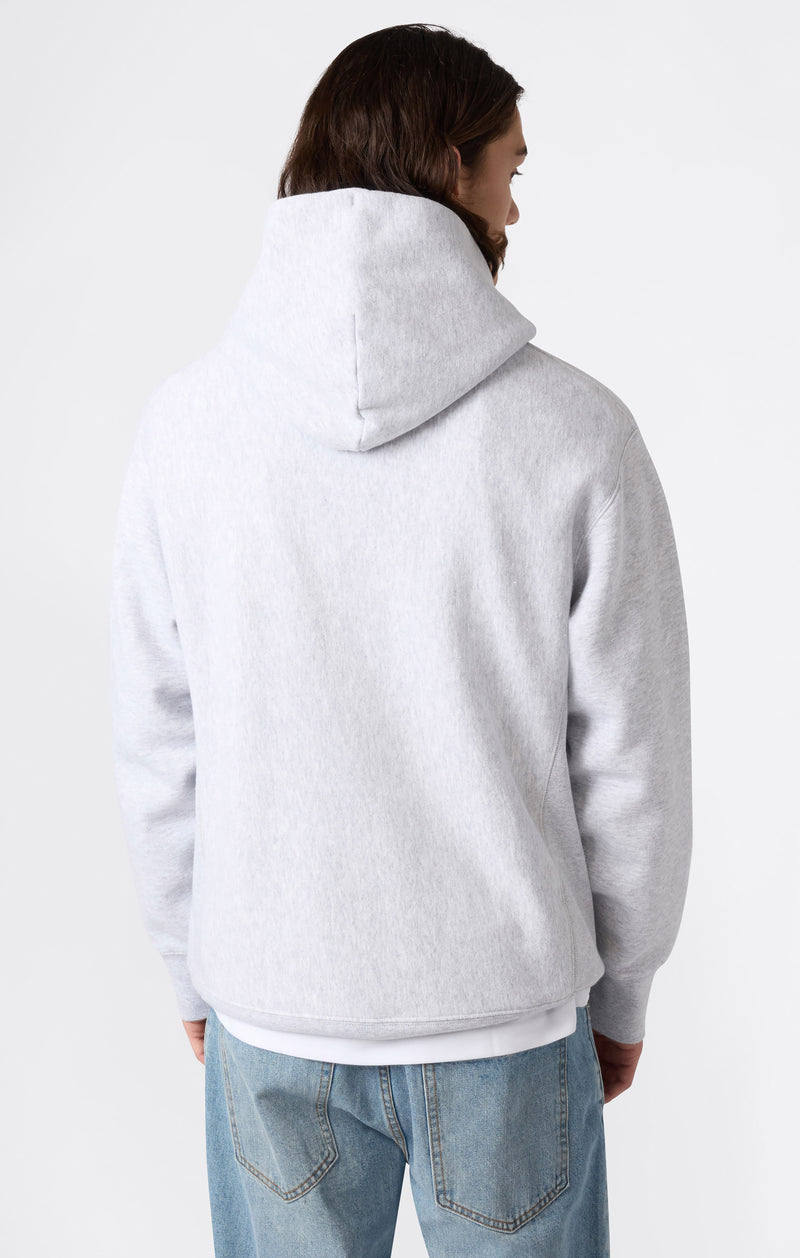 Sudadera con Capucha Pesada con Interior Afelpado y Estampado Reverse Weave para Hombre